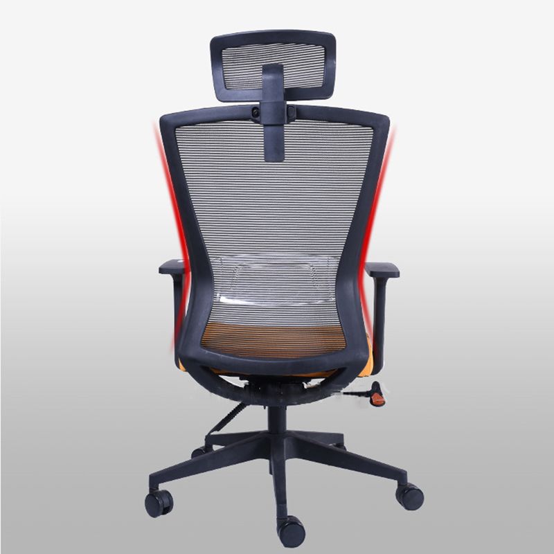 Contemporary Swivel Office Chair Microfiber High Back Desk Chair