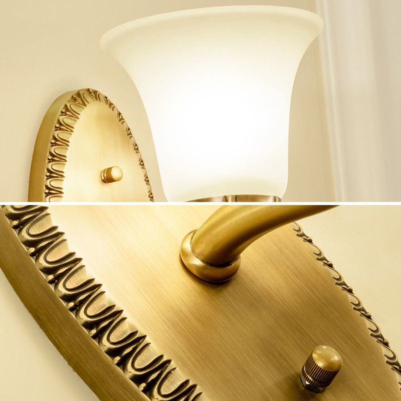 Unique Shape Wall Light Fixture Modern Wall Mounted Lighting in Gold Finish