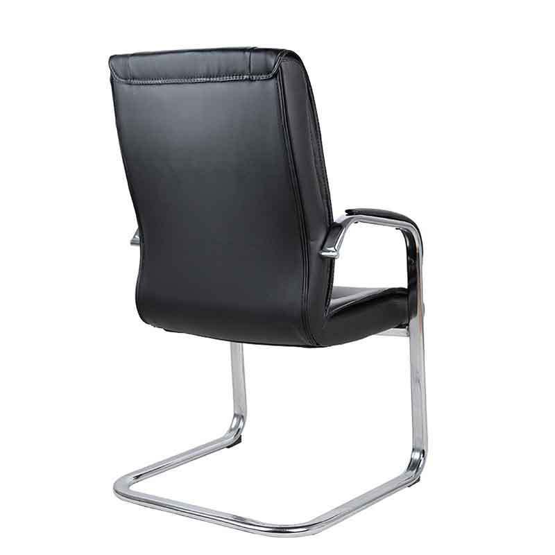 22 Inch Wide Arm Chair Contemporary Black No Wheels Desk Chair