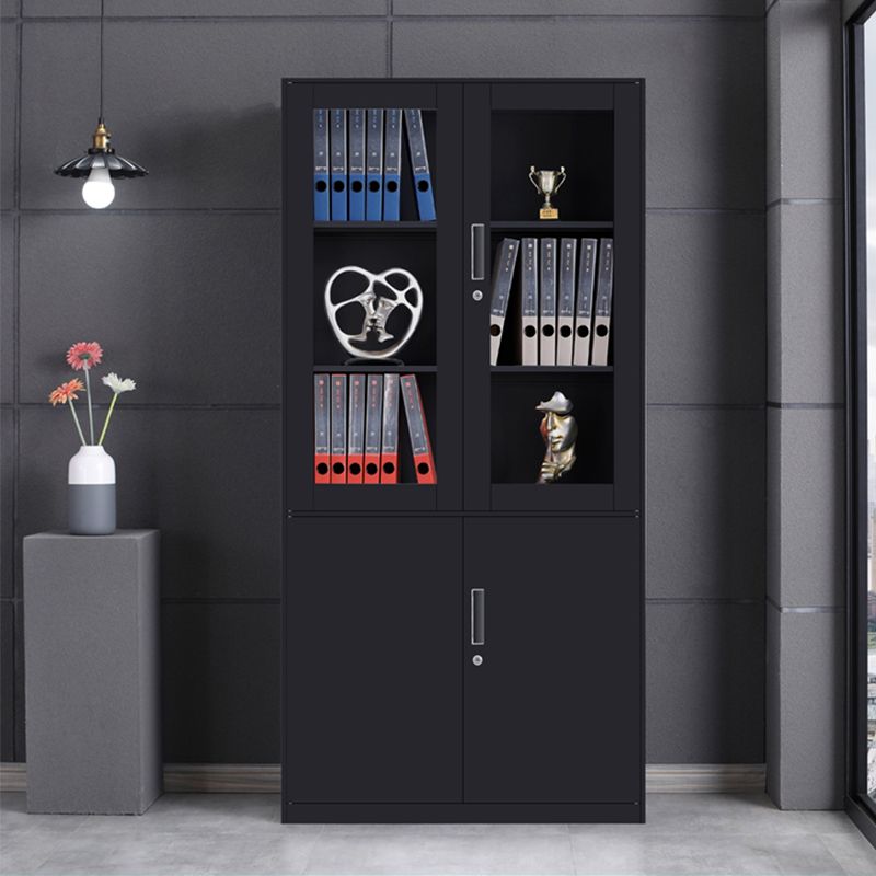 Classical Vertical File Cabinet Metal Filing Cabinet with Storage Shelves