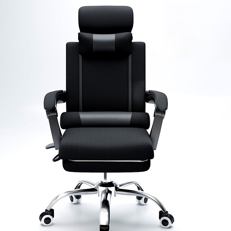 Contemporary Padded Arms Managers Chair Black Executive Chair for Office