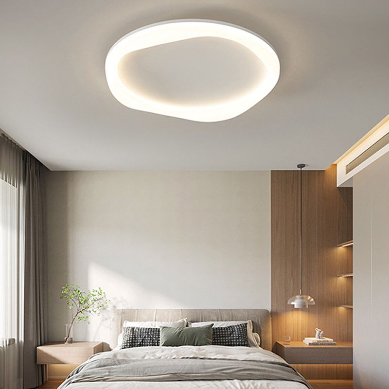 LED White Ceiling Light Modernism Flush Mount Lighting for Foyer