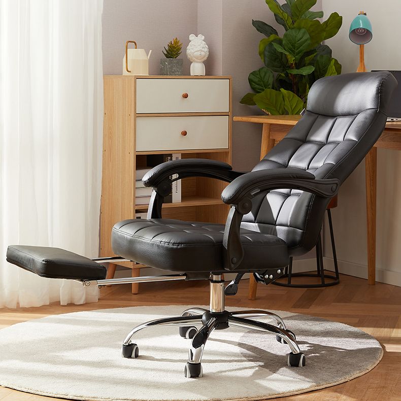 Padded Arms Chair Tilt Mechanism No Distressing Ergonomic Slide Chair