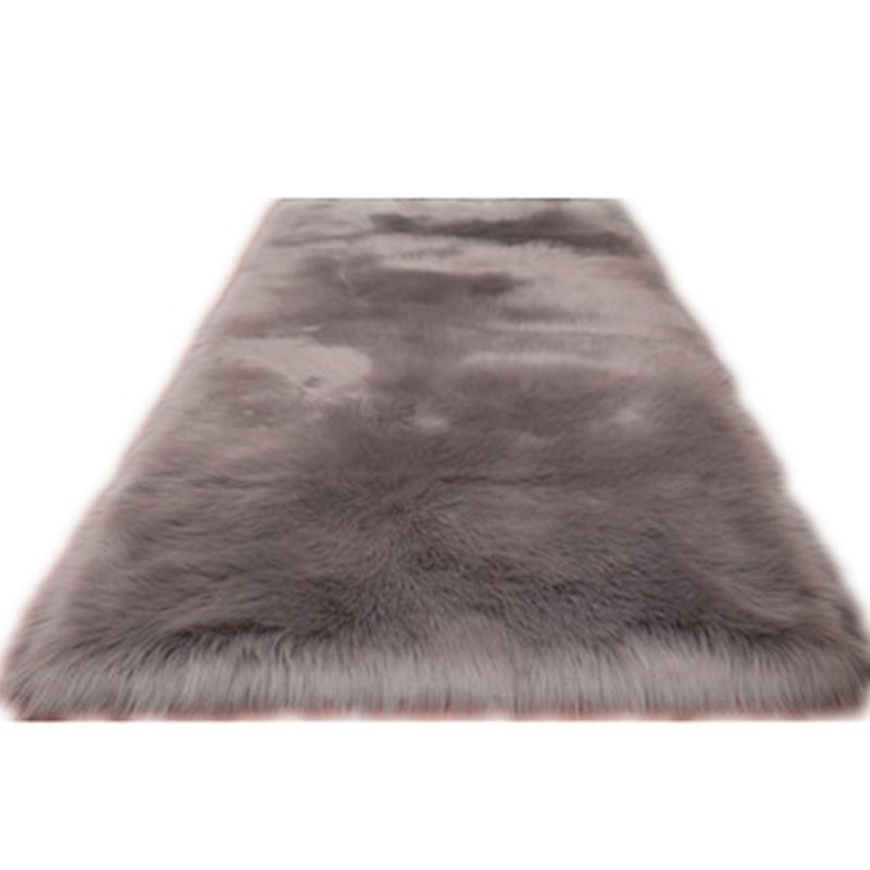 Tapis multi-couleurs Simple acrylique Couleur solide Rapis intérieur Rapage non glipt Backing Animal Areat Easy Care Area Papet pour chambre à coucher