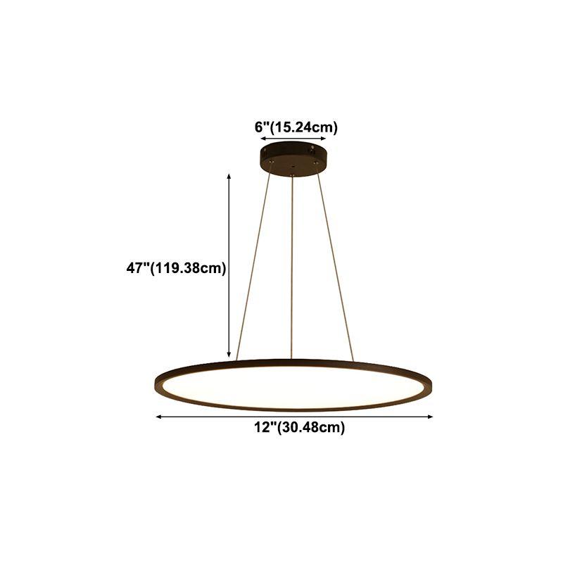 Modern Style Hanging Lighting Fixture Household Simple Chandelier for Sitting Room