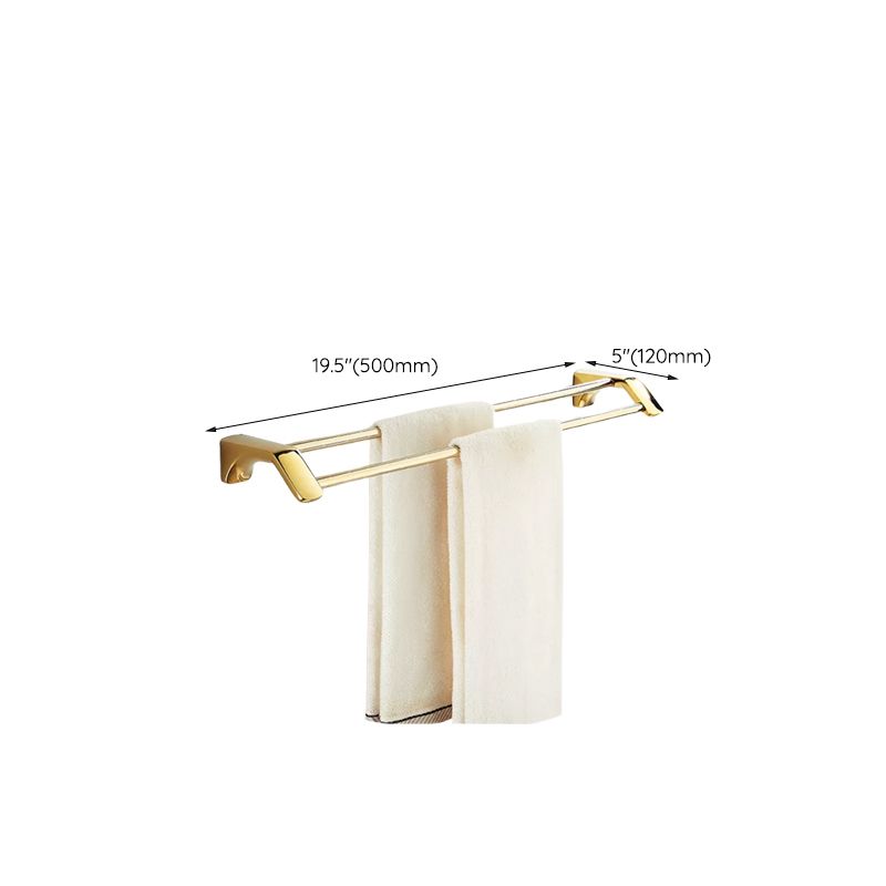 Traditional Bathroom Hardware Gold Bath Shelf Bathroom Accessory Kit