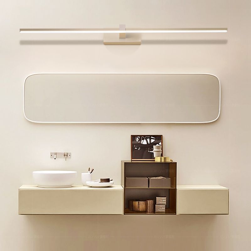 Nordic Modern Mirror Light Simple Long Strip Mirror Lamp Fixture for Bathroom