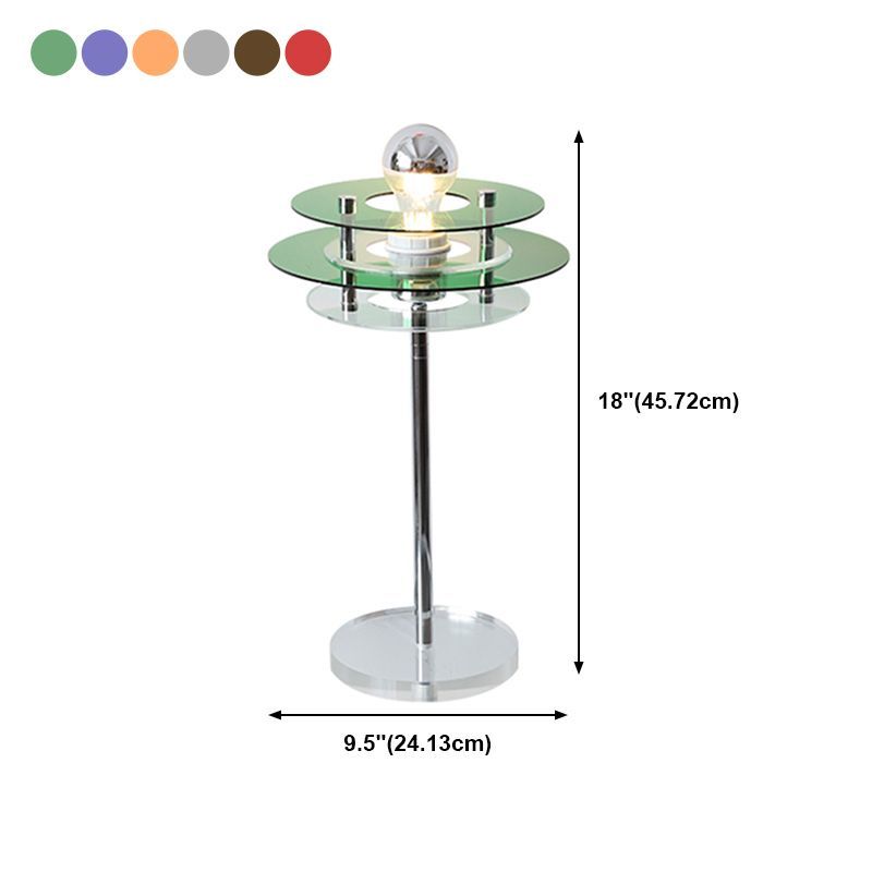 Circles Night Table Lamp Nordic Style Metal Table Light for Bedside