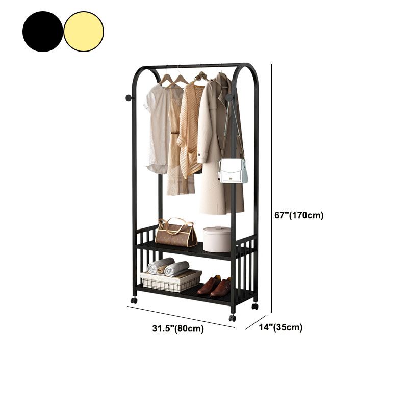 Hall Stand Contemporary Metal Shelving Included Free Standing Coat Rack