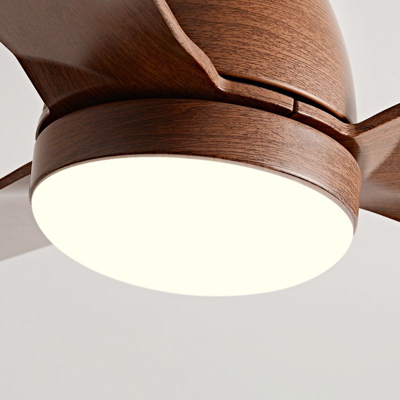 Nordic Style LED Ceiling Fan 3-Blade Fan Lighting for Dining Room