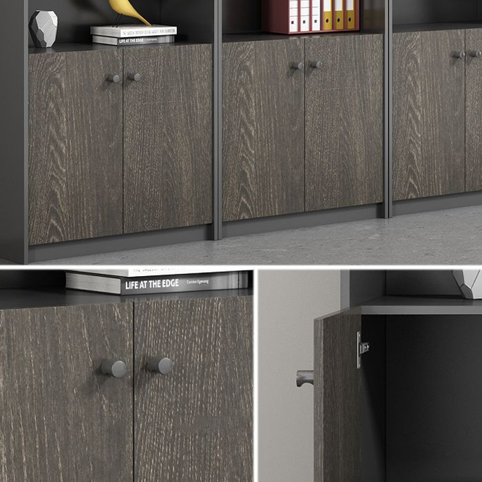 Wood File Cabinet Vertical Modern Filing Cabinet with Storage Shelves