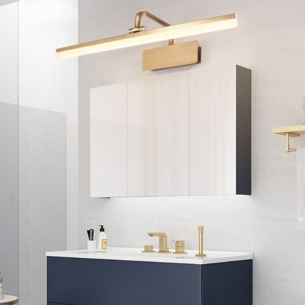 Modern Minimalist Style Angle Adjustable Vanity Wall Light Fixtures Acrylic 1 Light Vanity Mirror Lights for Bathroom