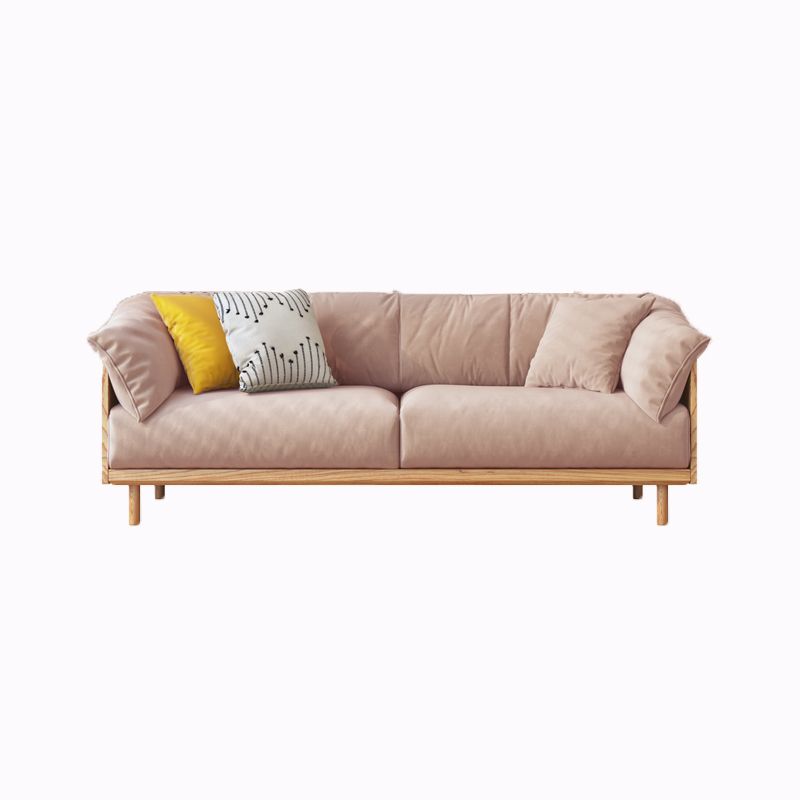 Modern Sofa Pillow Top Arm 33.4"W Sofa with 2 Pillows  for Living Room