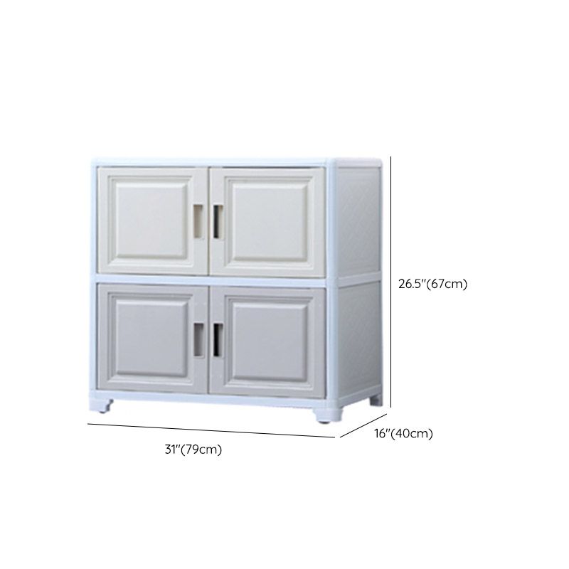 Plastic Hanging Clothes Rack Contemporary Wardrobe Armoire for Home