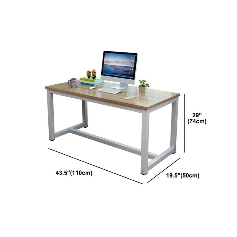 Modern Home Rectangular Writing Desk Bedroom Artificial Wood Office Desk