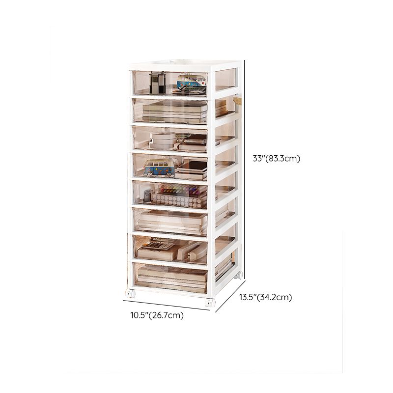 Vertical Transparent File Cabinet Contemporary Plastic Drawers File Cabinet