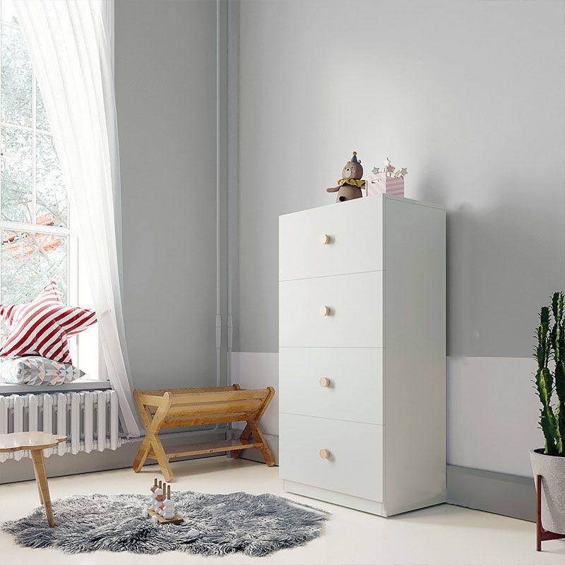 Chest Kids Nightstand Scandinavian Nursery Dresser with 4/5/6 Drawers