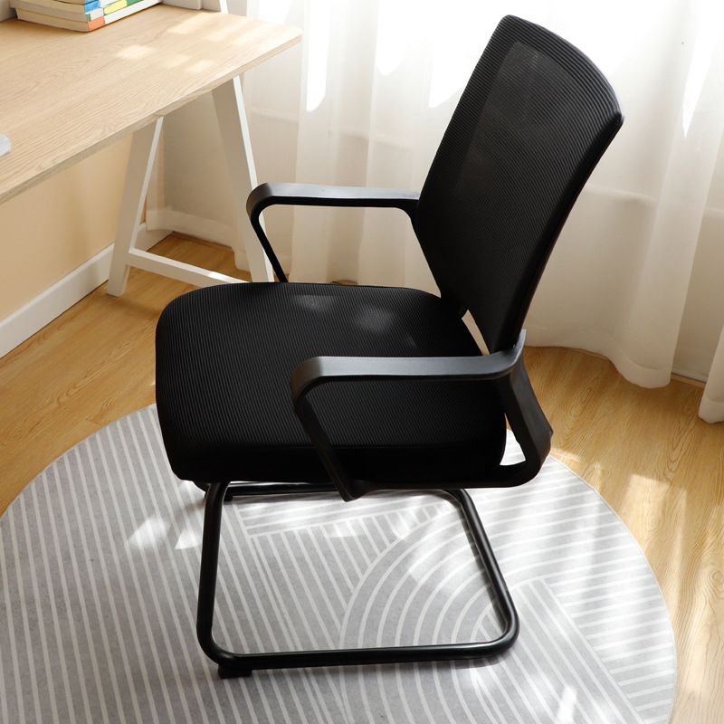 Modern Style Fixed Arms Office Chair No Distressing Ergonomic Chair