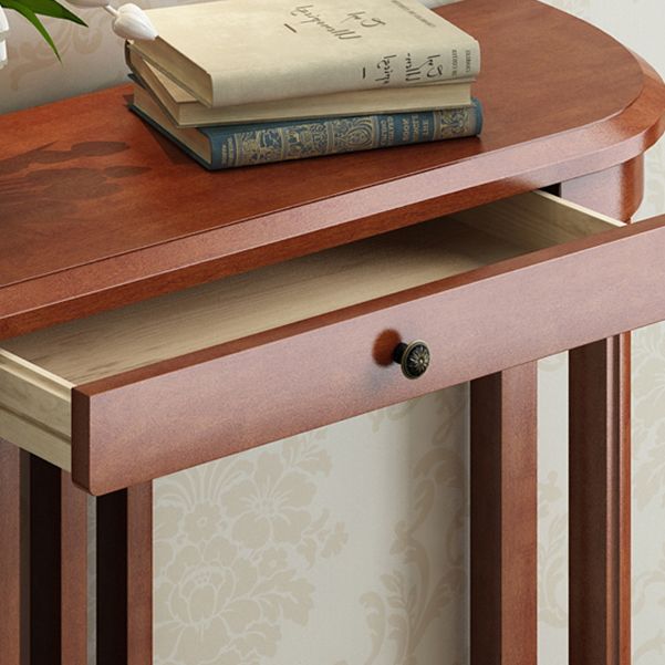 31.5-inch Tall Console Table 1-drawer Solid Wood Accent Table for Hall