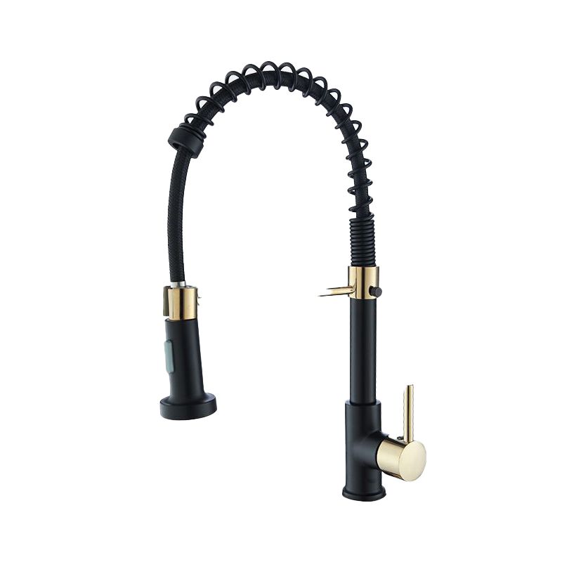 Modern Farmhouse Spring Spout One Lever Kitchen Faucet High Arch Water Filler