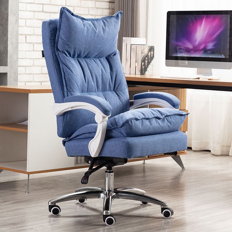 Executive Swivel Office Chair with Padded Arms Modern Task Chair with Wheels