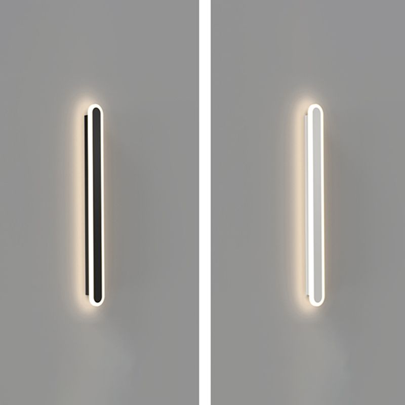 Contemporary Style Linear Sconce Lights Metal 1 Light Vanity Sconce