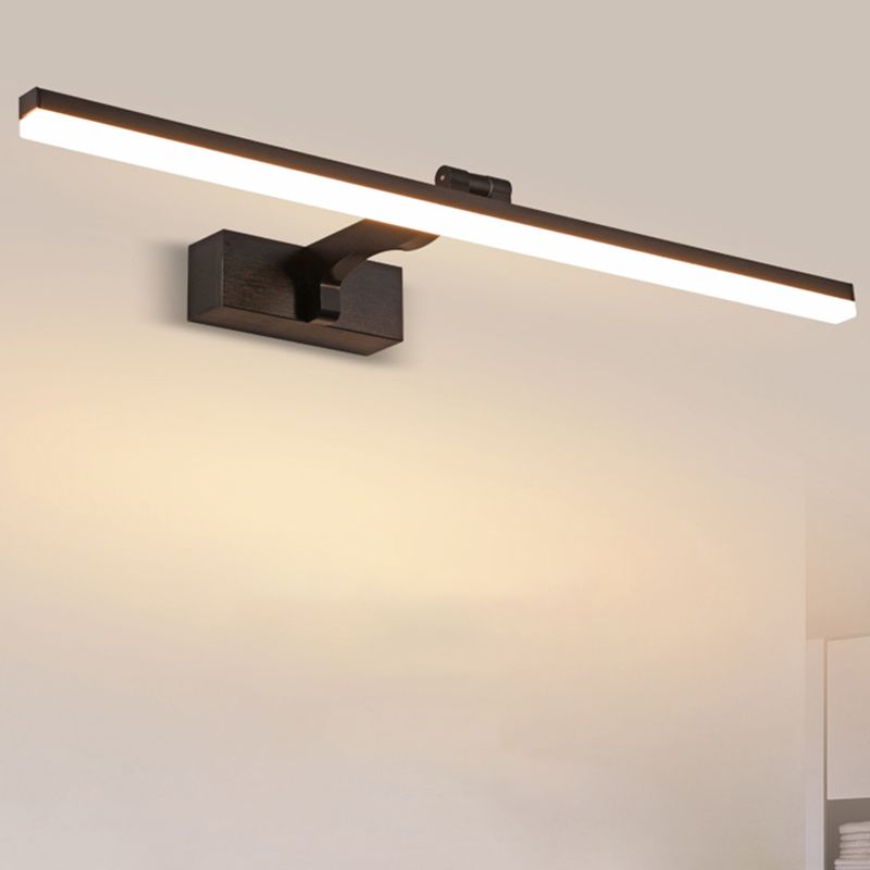 Contemporary Vanity Lights Streamlined LED Wall Light Fixtures for Bathroom