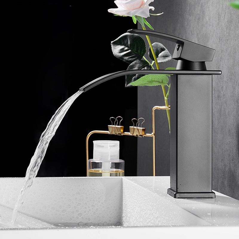 Vessel Sink Faucets One Lever Handle Modern Faucets for Bathroom