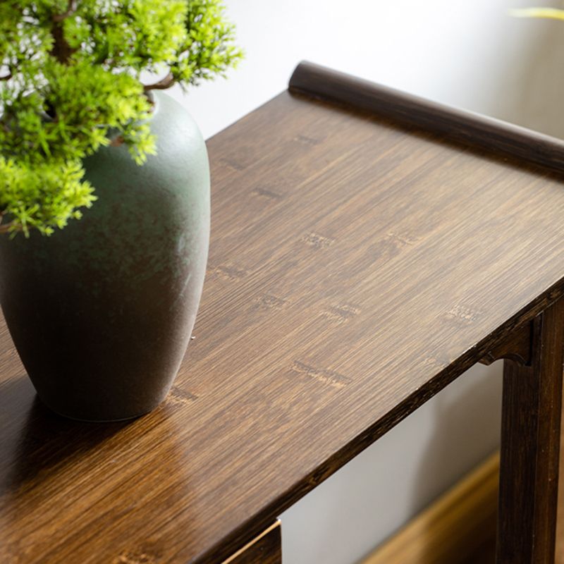 Mid-Century Modern Console Table Wood Rectangle Hall End Table