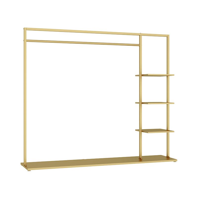 Contemporary Hall Stand Metal No Distressing Shelving Included Free Standing Coat Rack