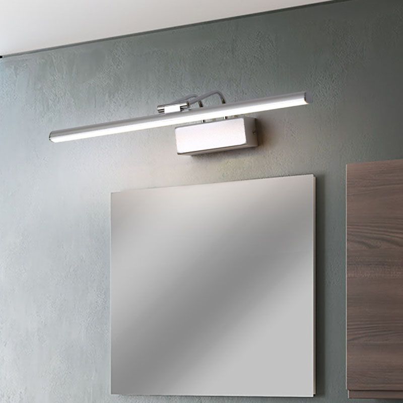 Modern Linear Wall Sconce Lights Metal 1 Light Sconce Light with Acrylic Shade