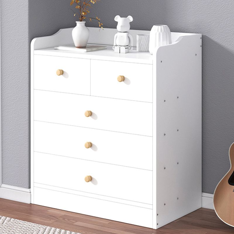 Scandinavian Kids Furniture Wood Nursery Dresser for Bathroom