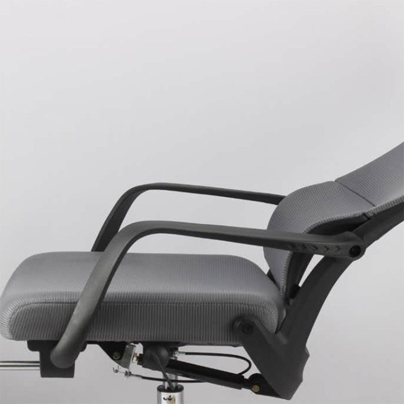 Modern Slide Office Chair Fixed Arms No Distressing Chair with Breathable Back