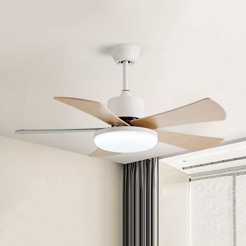 Colorful LED Ceiling Fan Light Fixture Simple Ceiling Flush Mount for Kids' Room