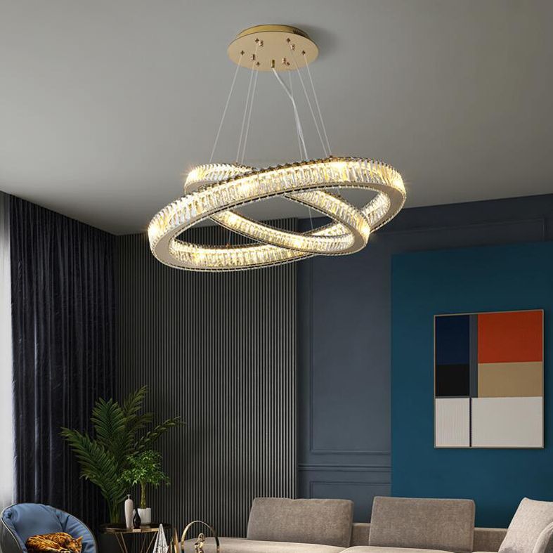 Contemporary Hanging Lights Multi-layer Chandelier for Living Room Dinning Room