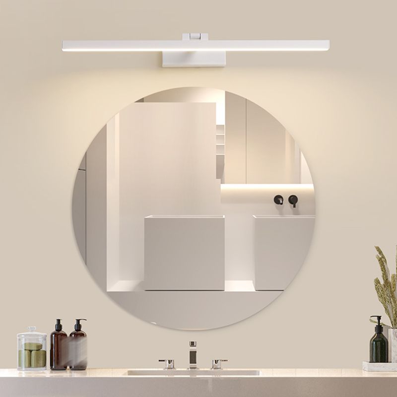 Minimalist Style Aluminum Vanity Mirror Light Rectangle Shape LED Vanity Lamp for Bedroom