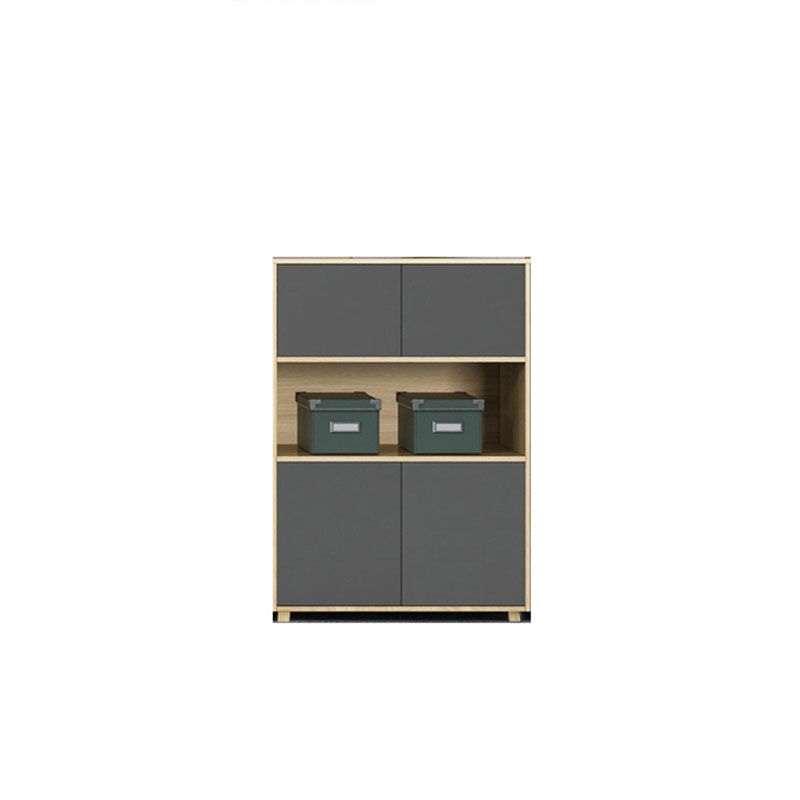 Contemporary File Cabinet Wood Frame Vertical File Cabinet for Office