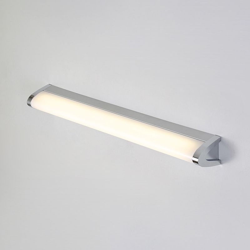 Silber lineare LED -Wandlampe im modernen minimalistischen Aluminiumwandlicht mit Acrylschatten