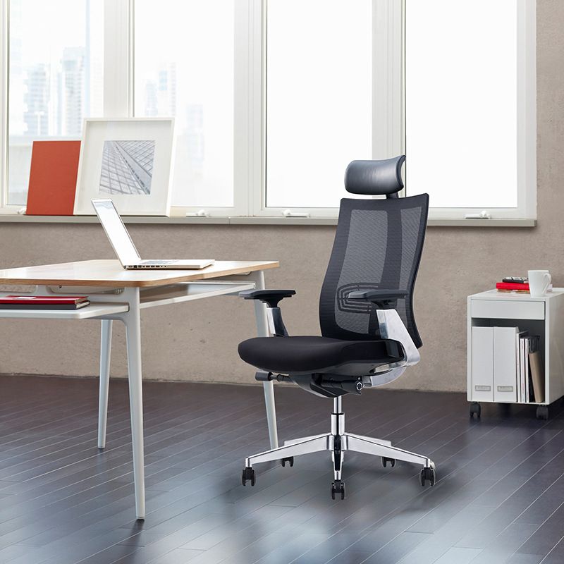 Removable Arms Desk Chair Modern Ergonomic No Distressing Office Chair with Wheels