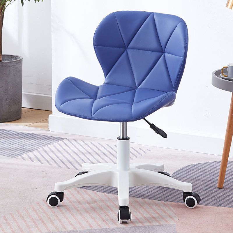 Armless Chair22.4" L x18.5"W x25.9H" Swivel Wheels Chair for Living Room