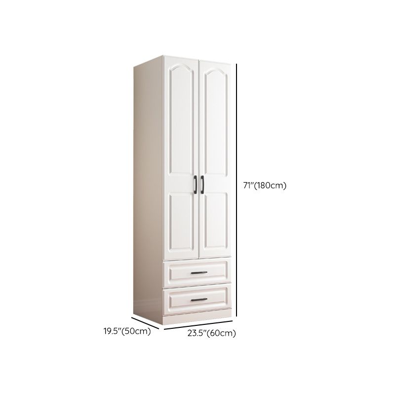 Urban Wardrobe Armoire White Manufactured Wood Youth Armoire