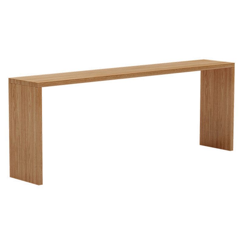 Nordic Style Dining Rectangle Table Wooden Bar Counter Table for Kitchen