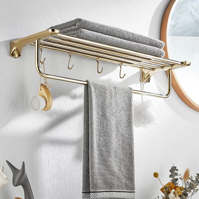 Traditional Bathroom Hardware Gold Bath Shelf Bathroom Accessory Kit