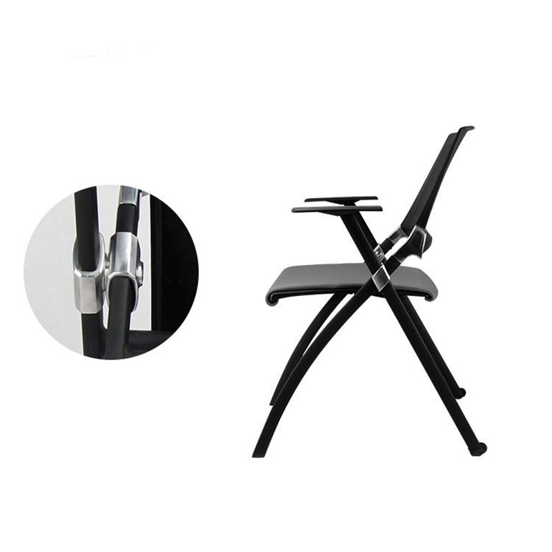 Modern Conference Chair with Mid Back Metal Frame Office Chair