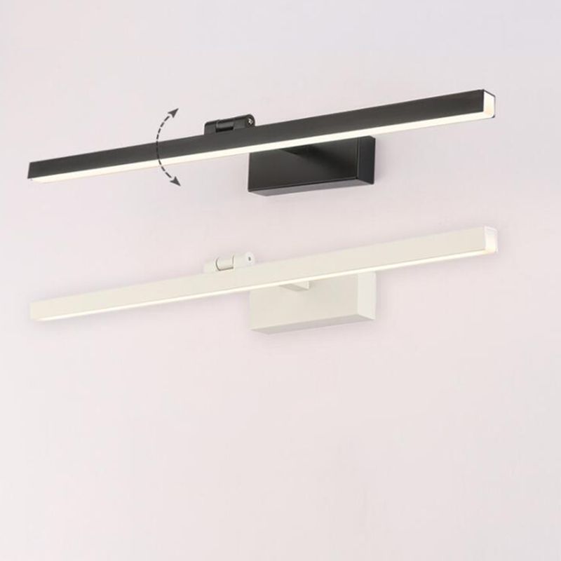 Modern Minimalist Style Beamed Wall Mount Light Fixture Metal 1 Light Wall Lighting Ideas for Bathroom