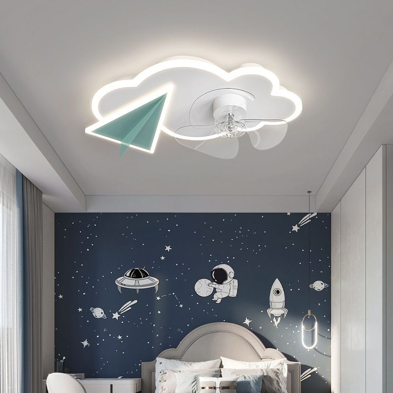 Cloud Semi Flush Mount Plafond Lampe de plafond Carton de chambre à coucher