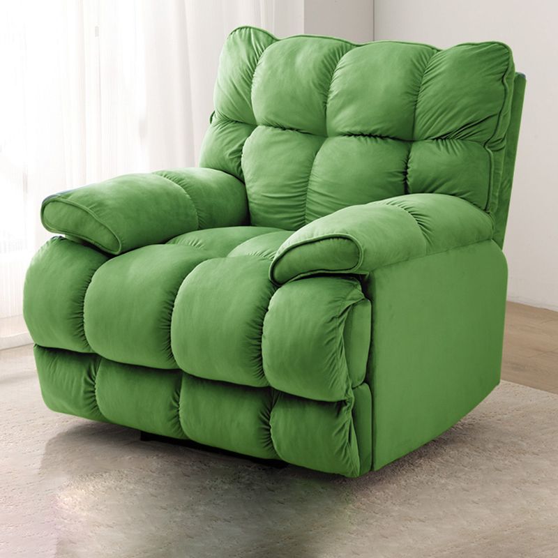 Contemporary Corduroy Standard Recliner with Independent Foot