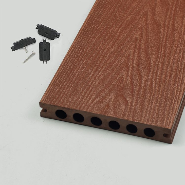 Outdoor Deck Plank Waterproof Slip Resistant Embossed Snapping Floor Board