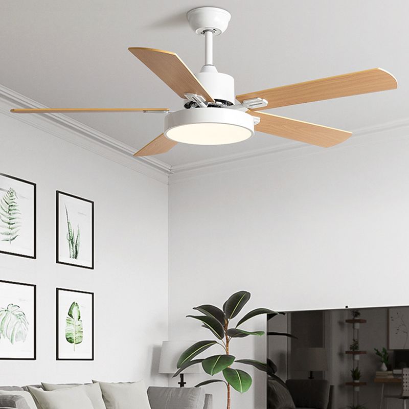 Minimalist Ceiling Fan Light Fixture Modern LED Ceiling Lamp for Bedroom