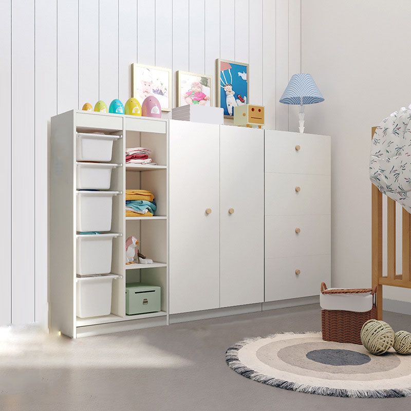 Chest Kids Nightstand Scandinavian Nursery Dresser with 4/5/6 Drawers